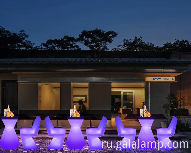 Элегантный светодиодный светодиодный обед на открытом воздухе для уютных балконов